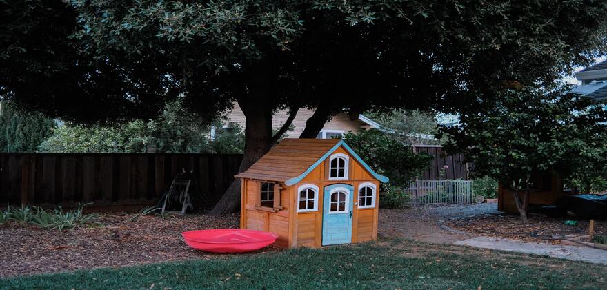 Dog House In Winter